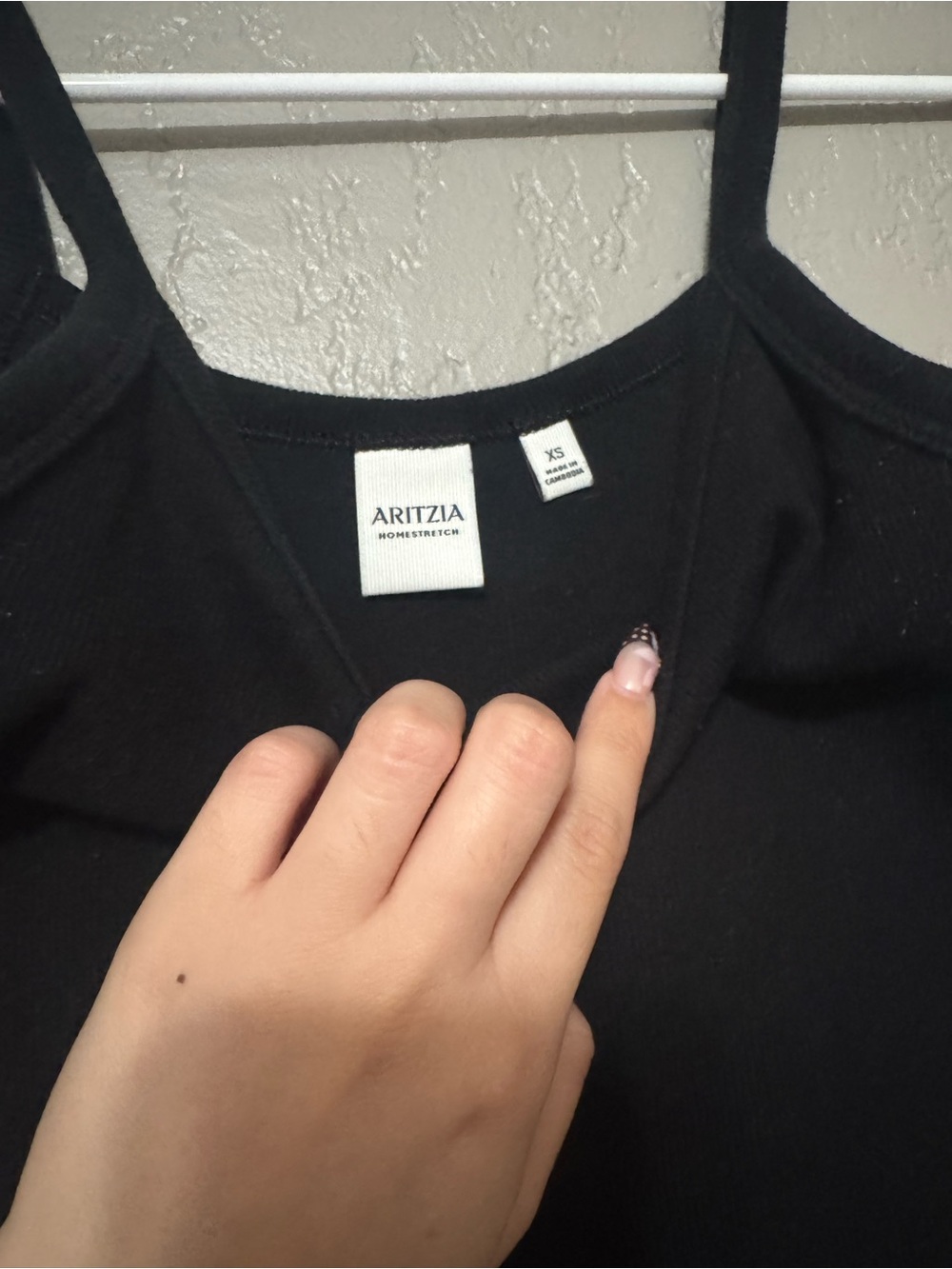 HomeStretch Rib Cami Tank - Black - Picture 5 of 5